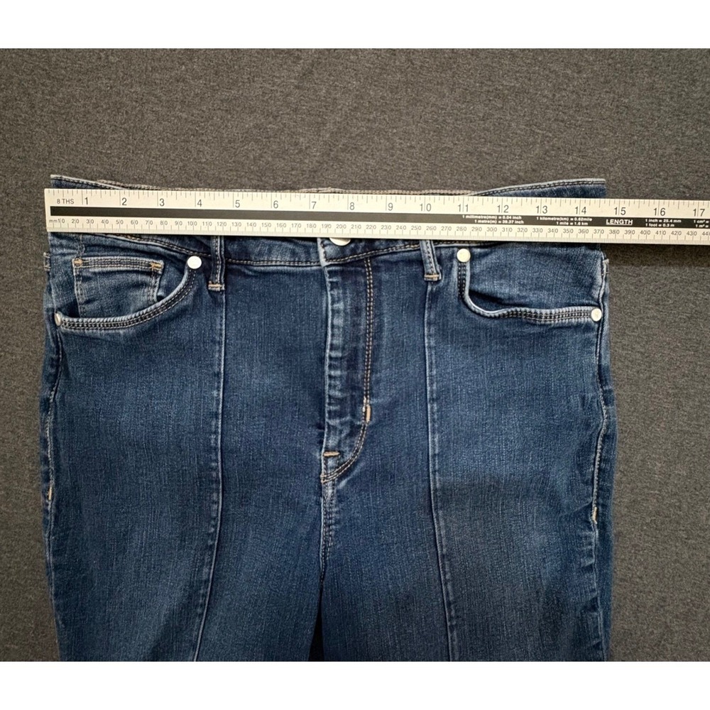 Pilcro Anthropologie Jeans Womens 29 High Rise Wide Leg Pintuck Denim - Picture 8 of 12
